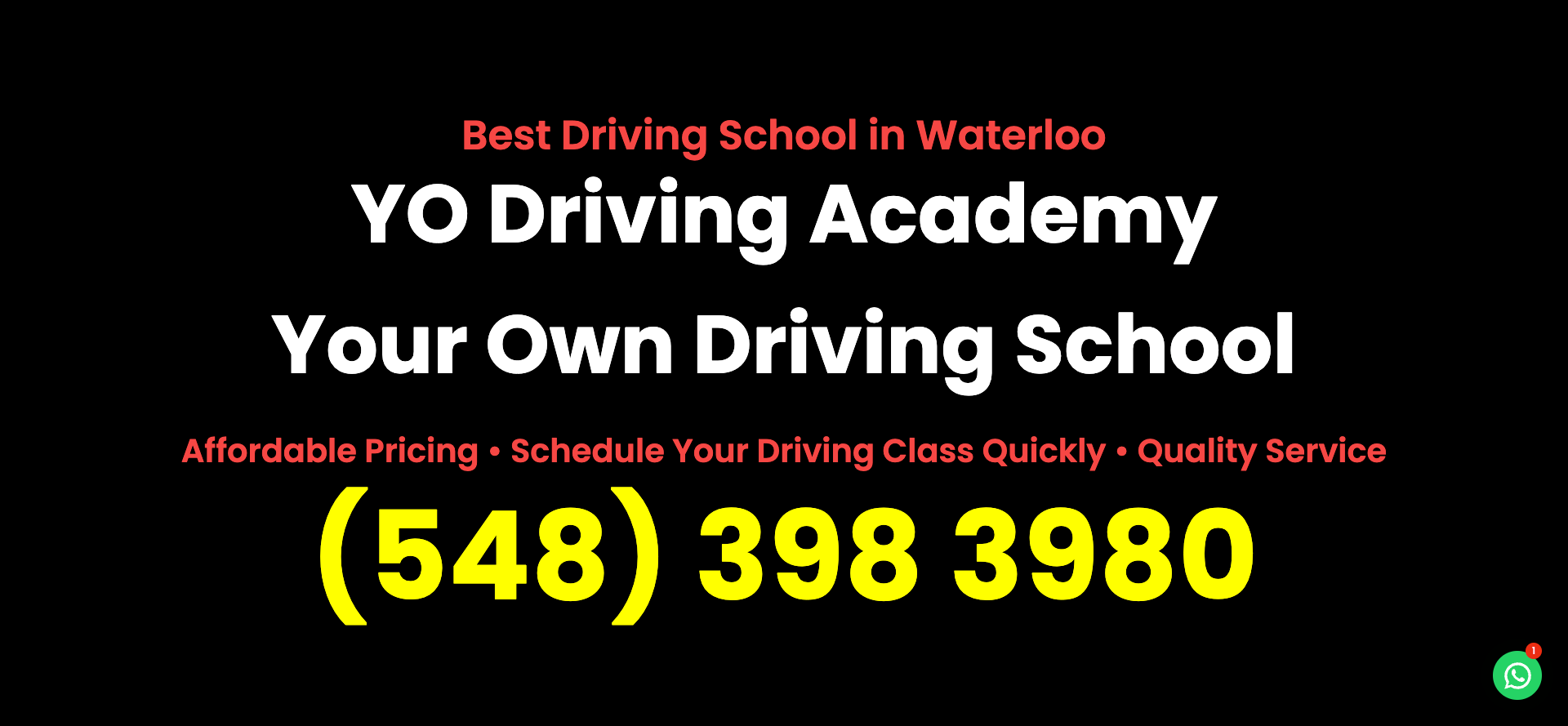 YO Driving Academy-Best Driving School in Waterloopng